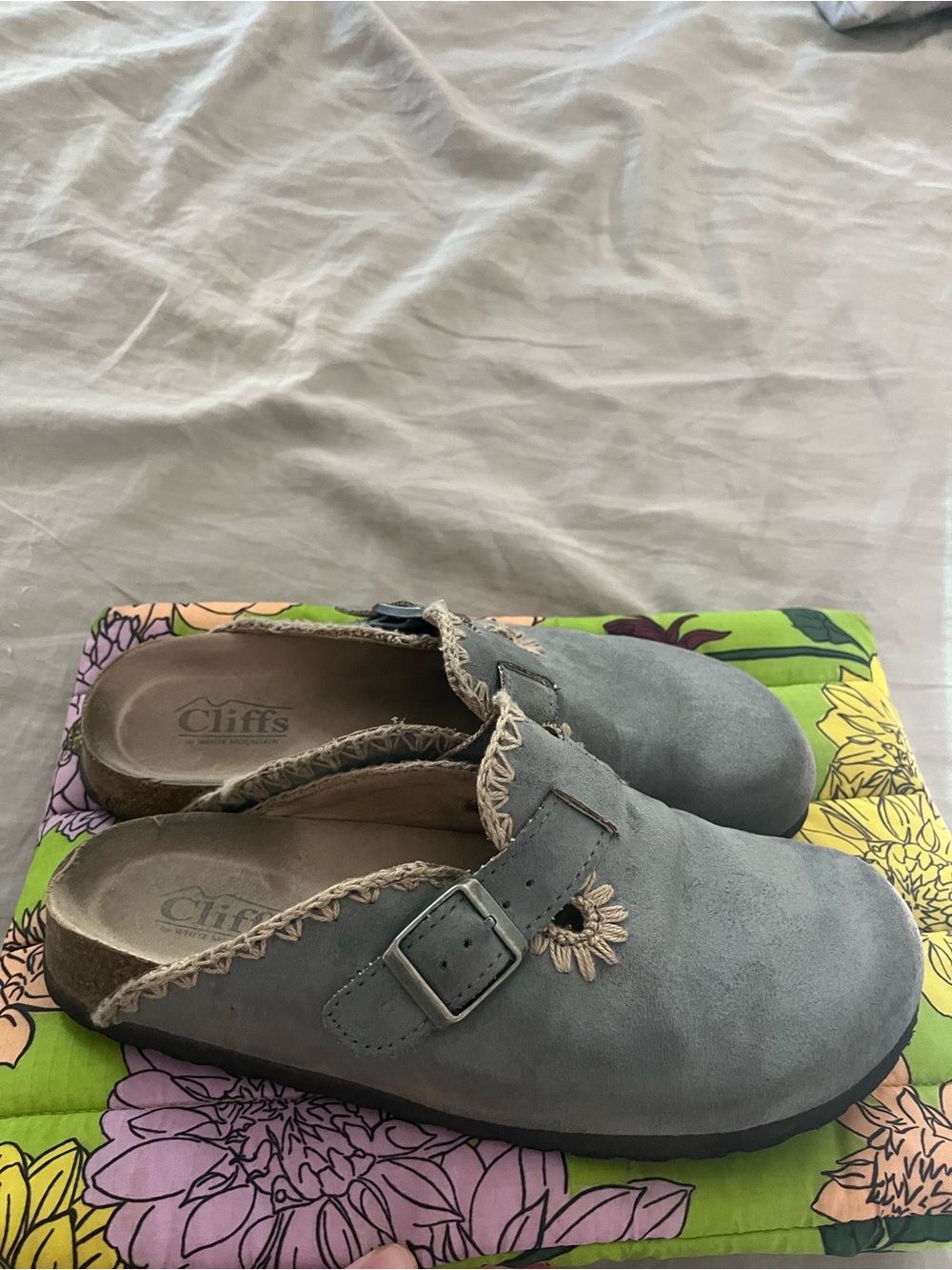 Women's Suede Slip-On Clogs